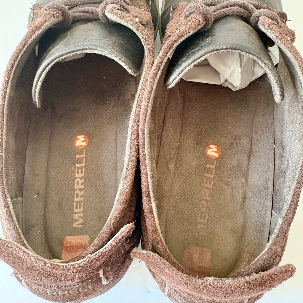Merrell Ashland Tie Brown Coffee Bean Womens Shoes - Picture 6 of 8